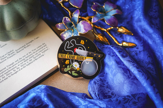 True Crime Addict Sticker