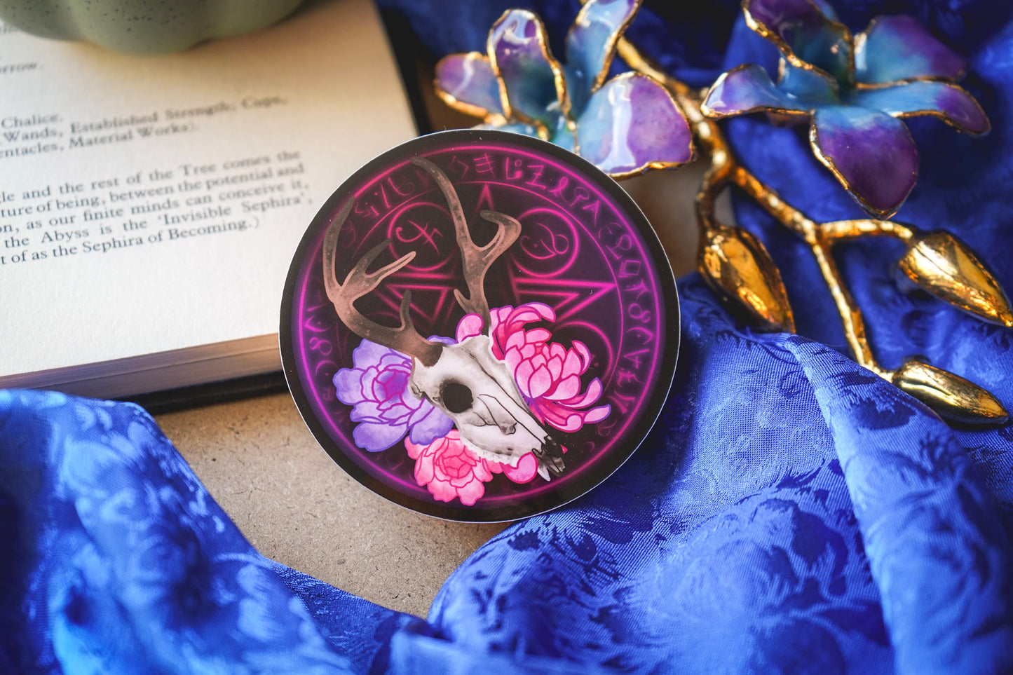 Deer Skull Sticker