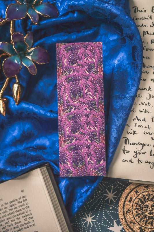 Sodalite stone with Lavenders - Sagittarius Birthstone Bookmark