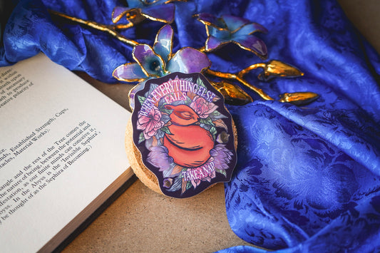 When everything fails take a nap Sticker