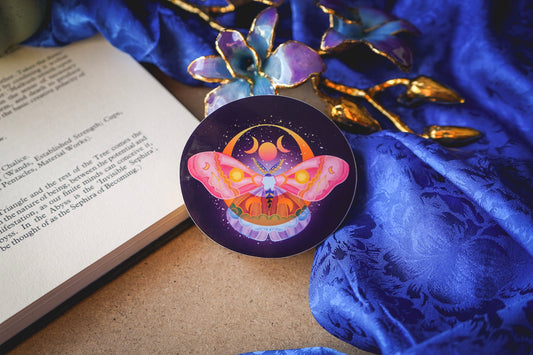 Luna Moth Sticker