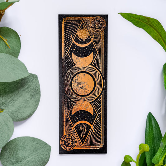 Books Are Magic - Bookmark bonesandgardens