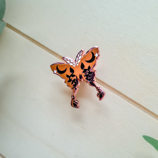 Celestial Moth - Mini Enamel Pin