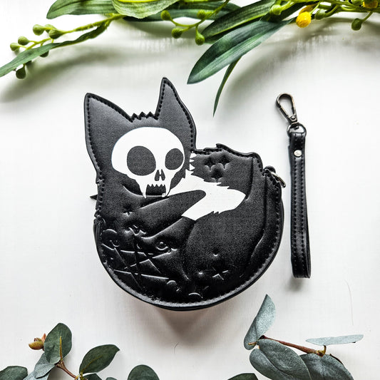 Celestial Cat Skull Purse bonesandgardens