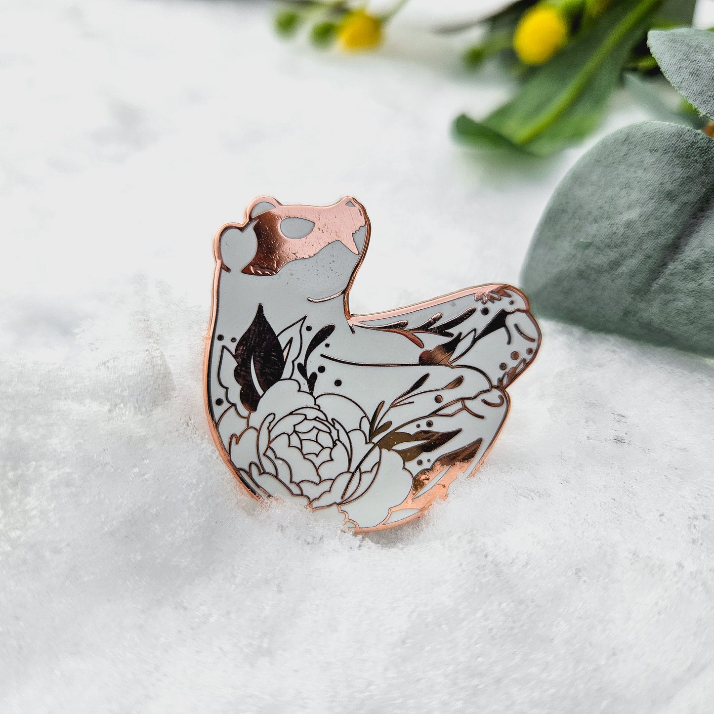 White Bear - Enamel Pin