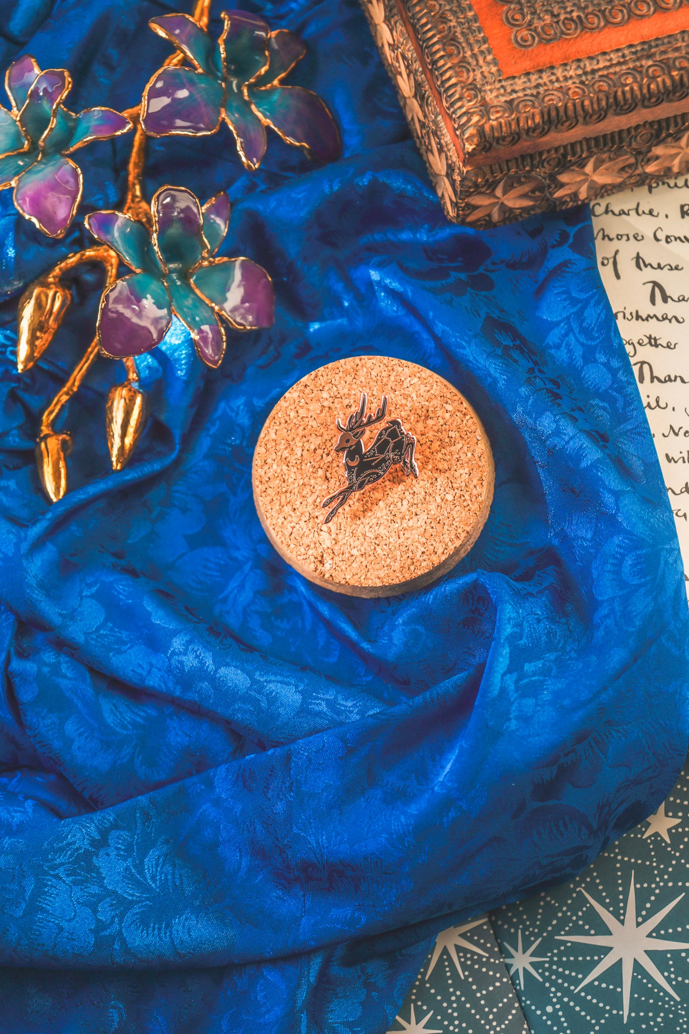 Celestial Deer Pin