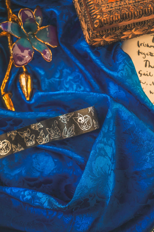 Metallic Cat Skull Washi Tape bonesandgardens