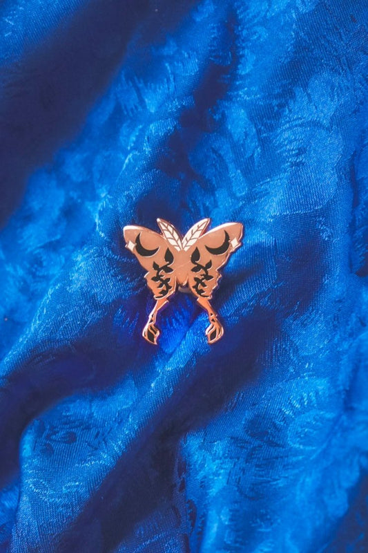 Celestial Moth Mini Pin