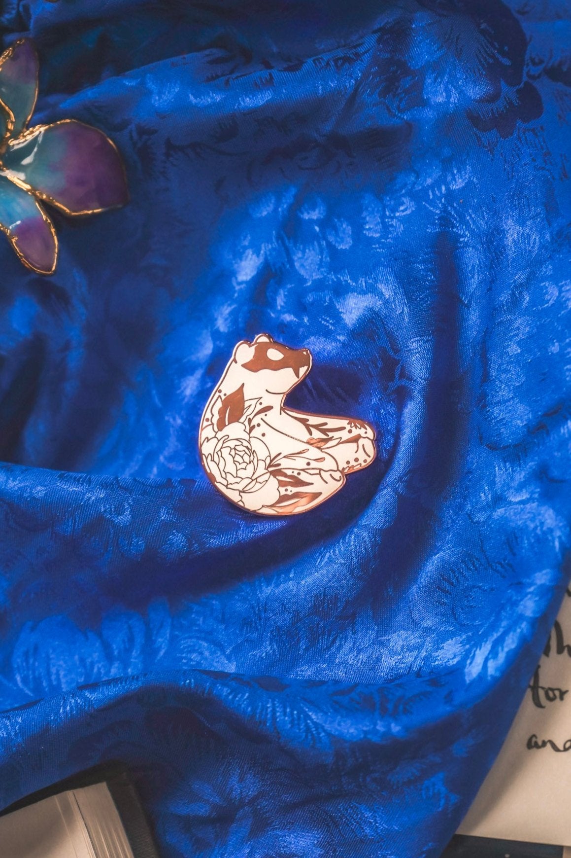 White Bear Enamel Pin