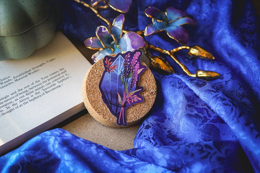 Blue Crystal Sticker