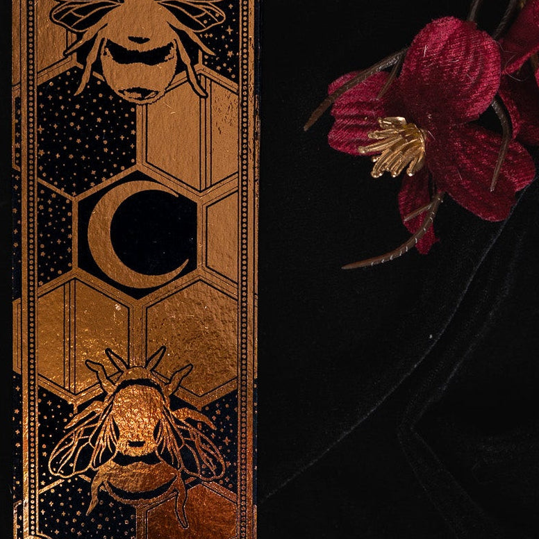 Celestial Bees Gold - Bookmark bonesandgardens