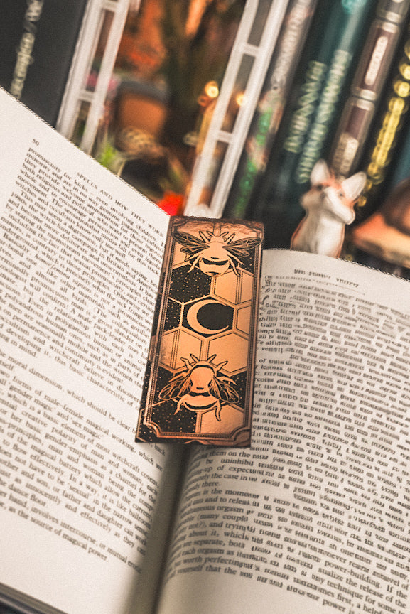 Books Are Magic - Celestial Gold Bookmark
