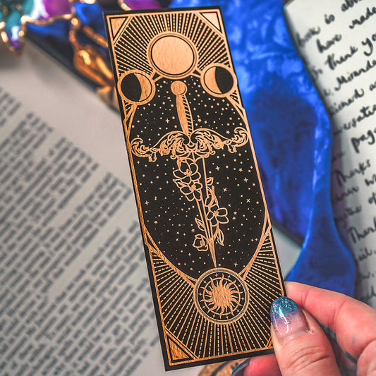 Celestial Dagger - Rose Gold Bookmark