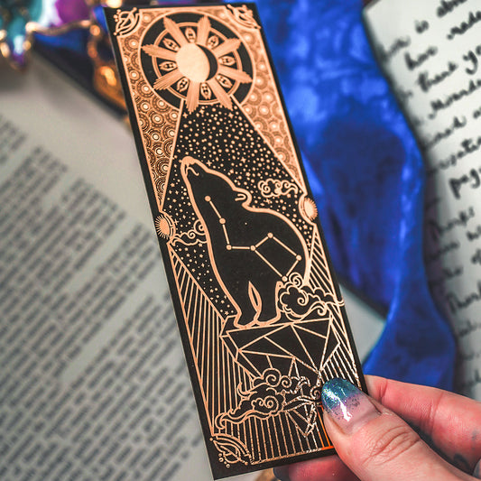 Celestial Bear Gold - Bookmark