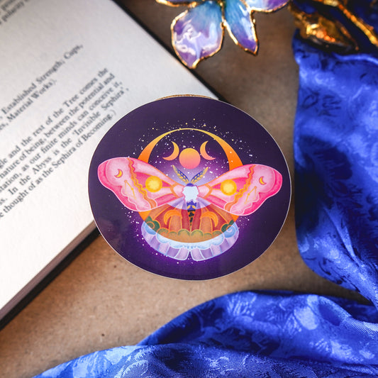 Luna Moth Sticker