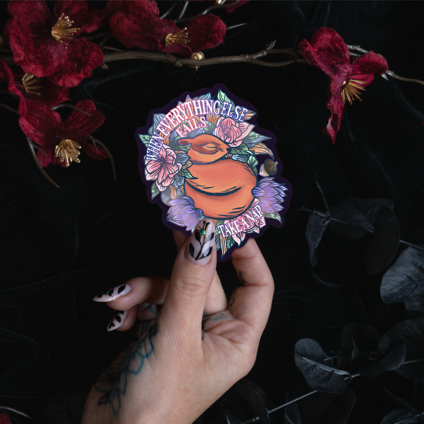 When everything fails take a nap - Sticker bonesandgardens