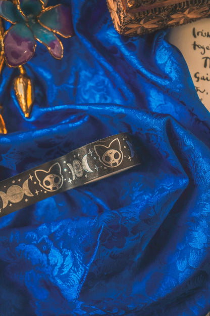 Metallic Cat Skull Washi Tape