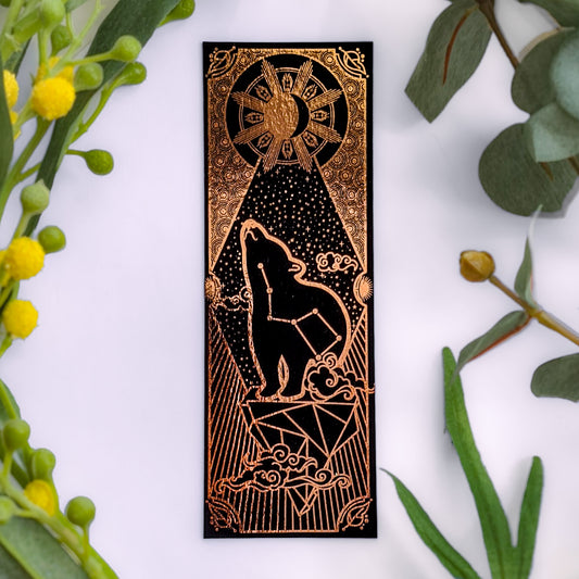 Celestial Bear Gold - Bookmark