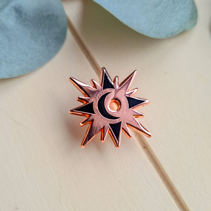 Star Moon Sun - Mini Enamel Pin