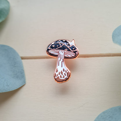 Celestial Mushroom - Mini Enamel Pin
