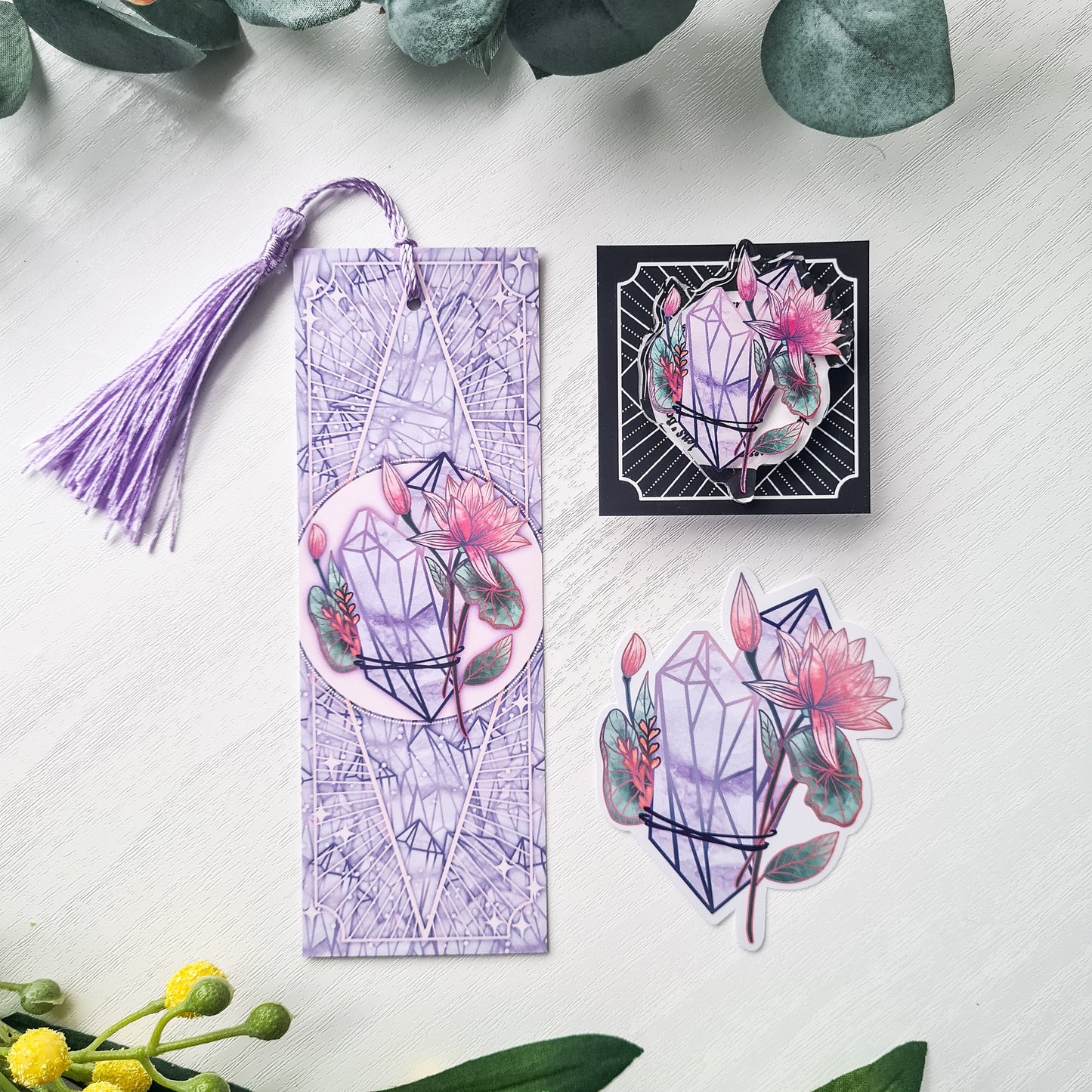 Pisces Amethyst Crystal - Bundle bonesandgardens