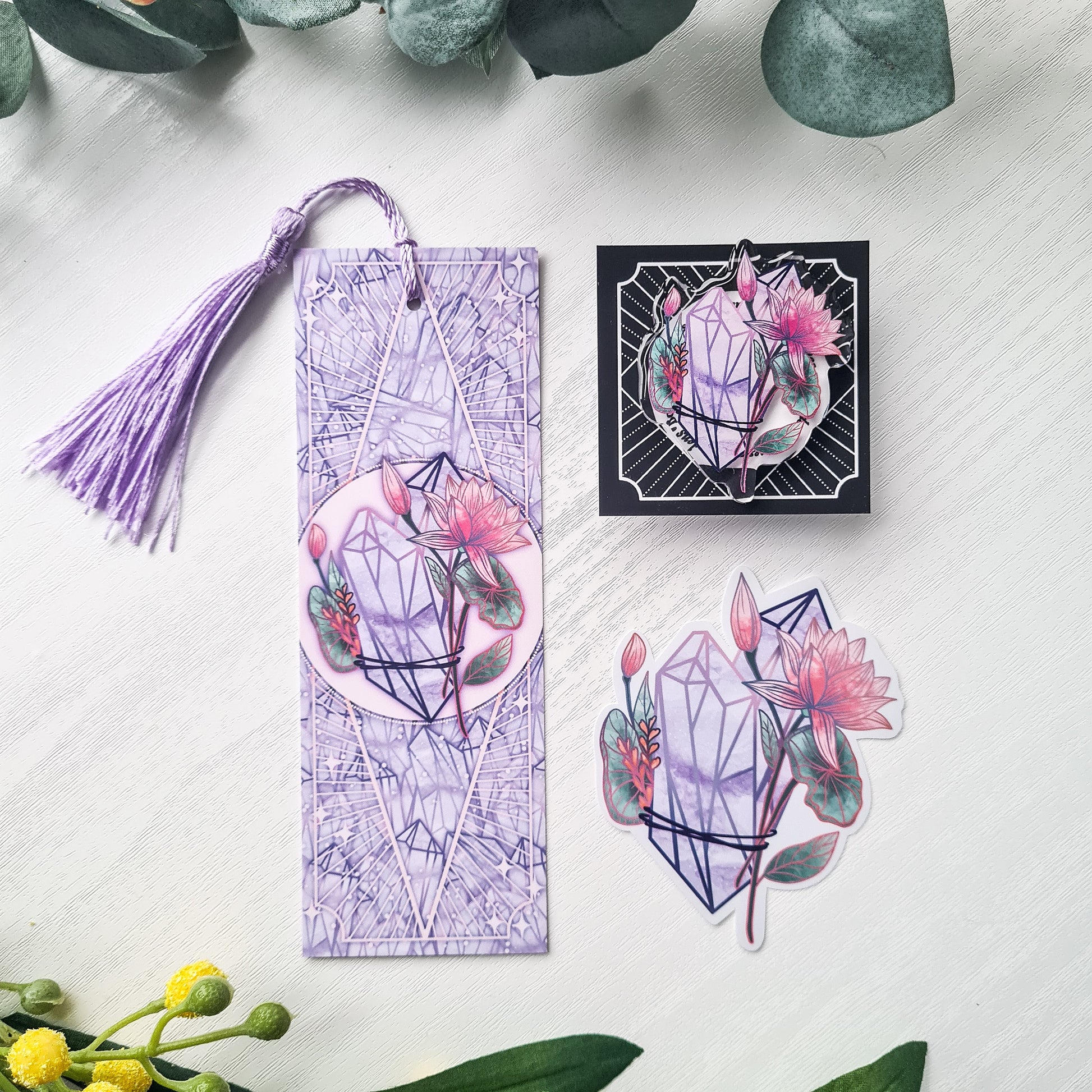 Pisces Amethyst Crystal - Bundle bonesandgardens