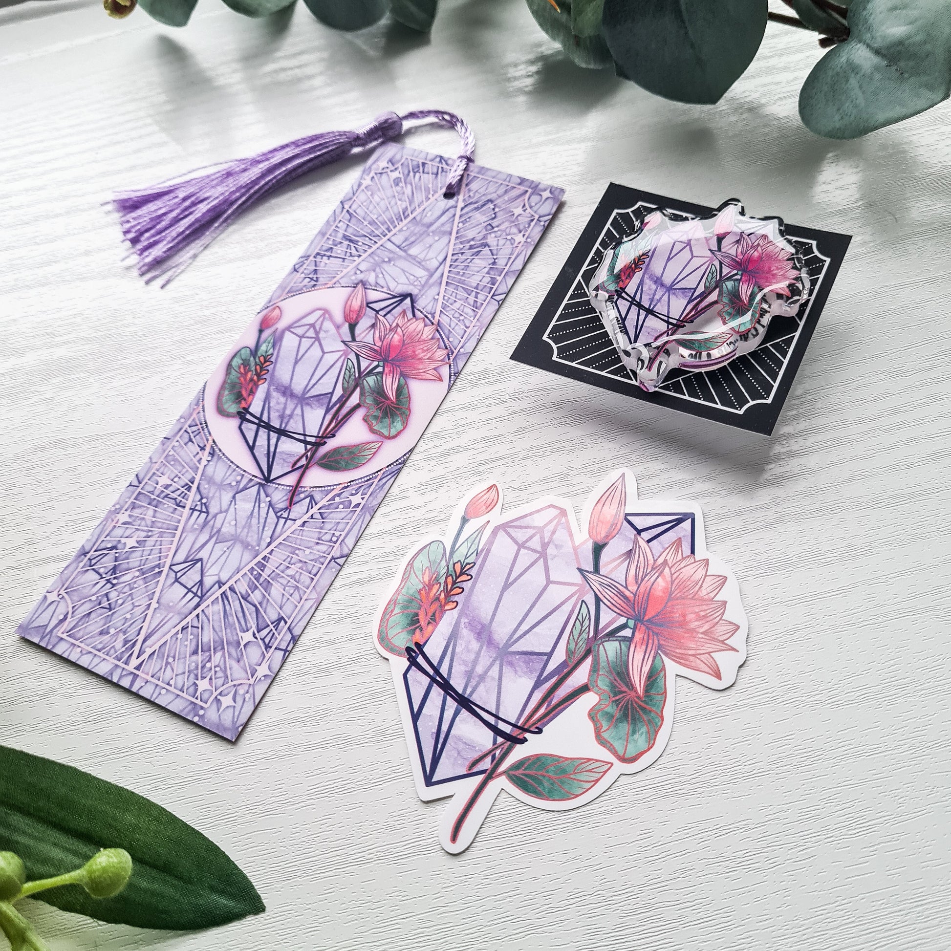 Pisces Amethyst Crystal - Bundle bonesandgardens