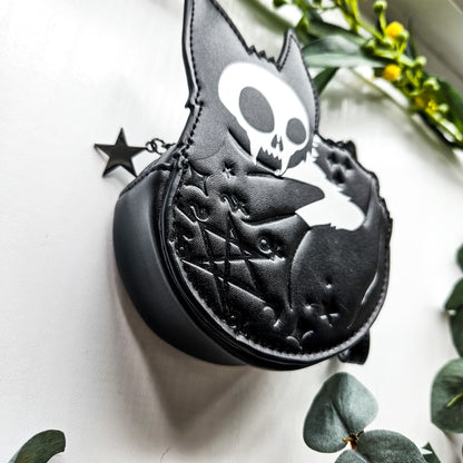 Celestial Cat Skull Purse
