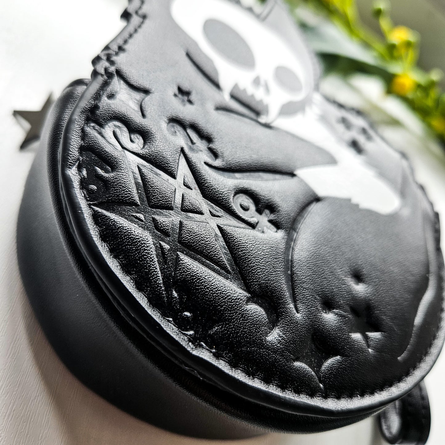 Celestial Cat Skull Purse
