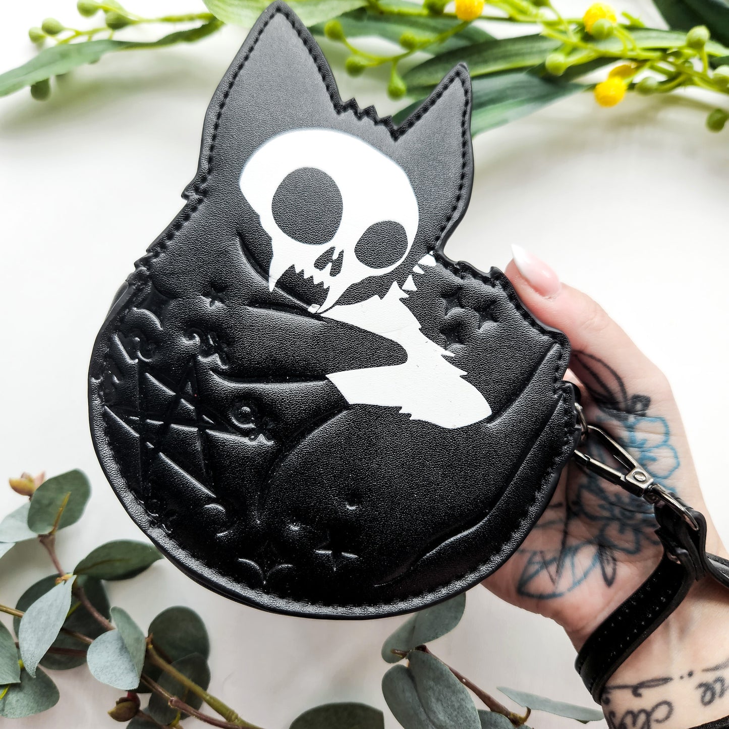 Celestial Cat Skull Purse