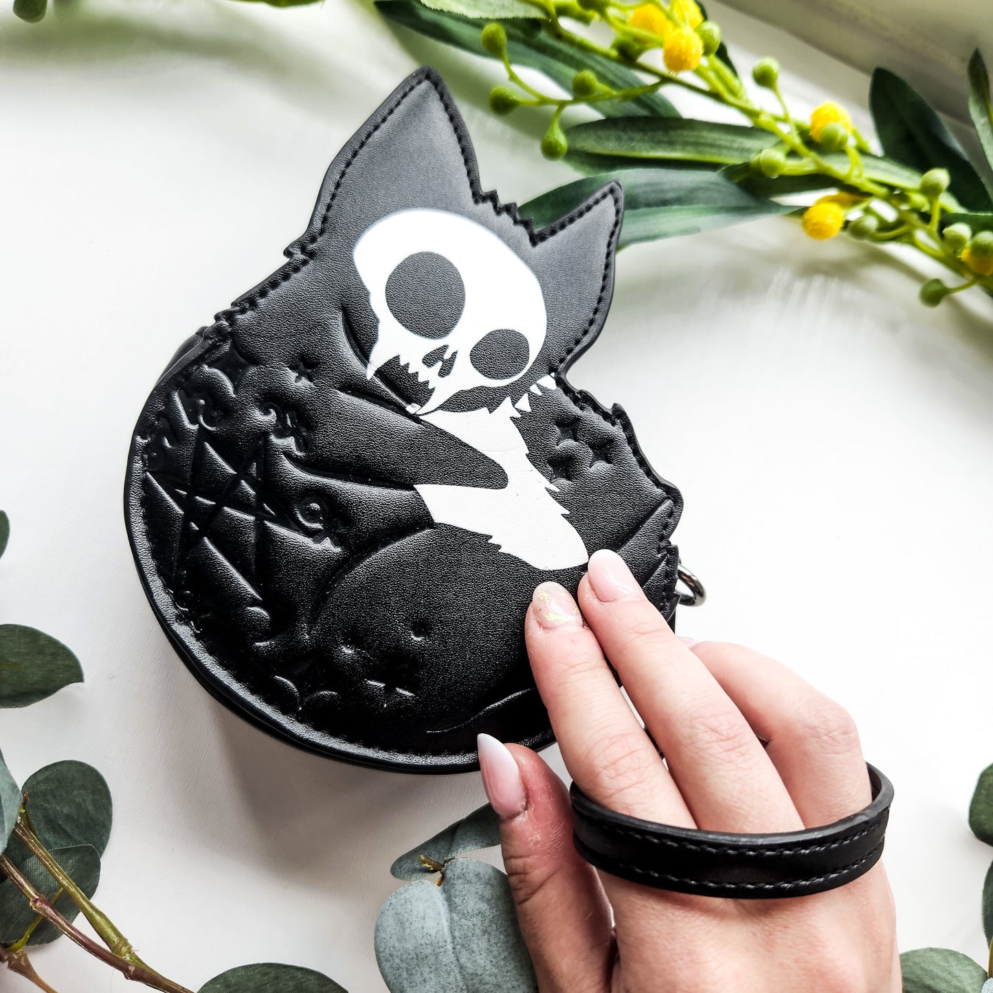 Celestial Cat Skull Purse