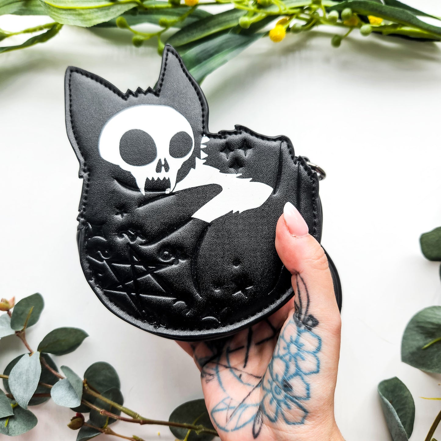 Celestial Cat Skull Purse