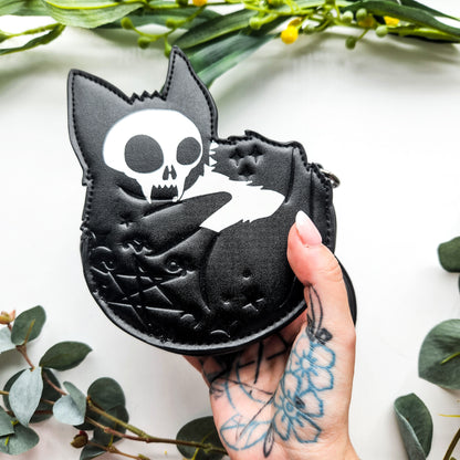 Celestial Cat Skull Purse