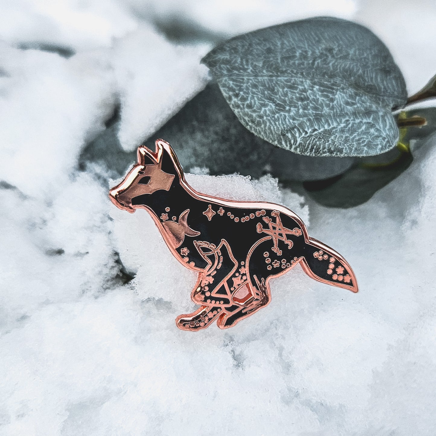 Celestial Wolf - Enamel Pin