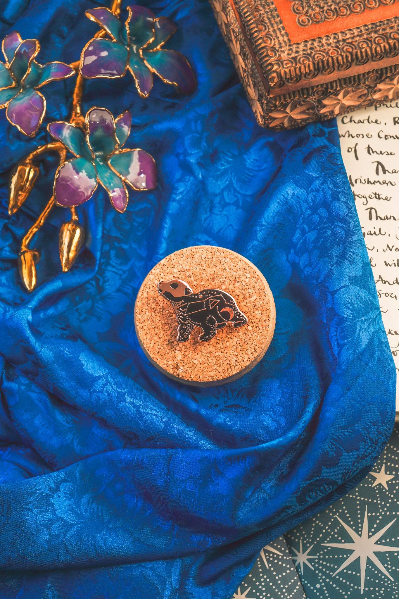 Celestial Bear Pin