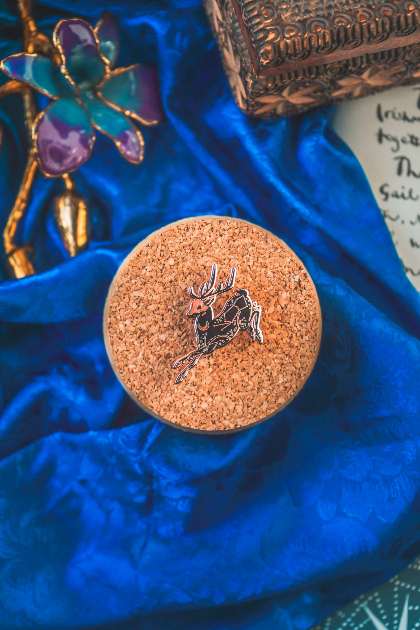 Celestial Deer Pin