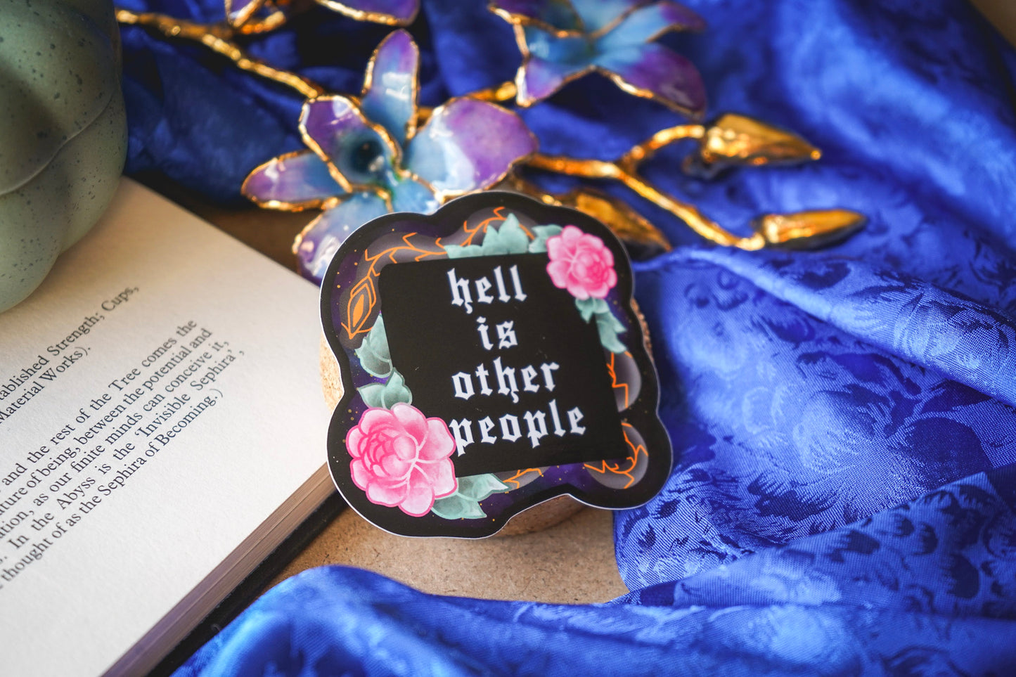 Hell is other People Sticker