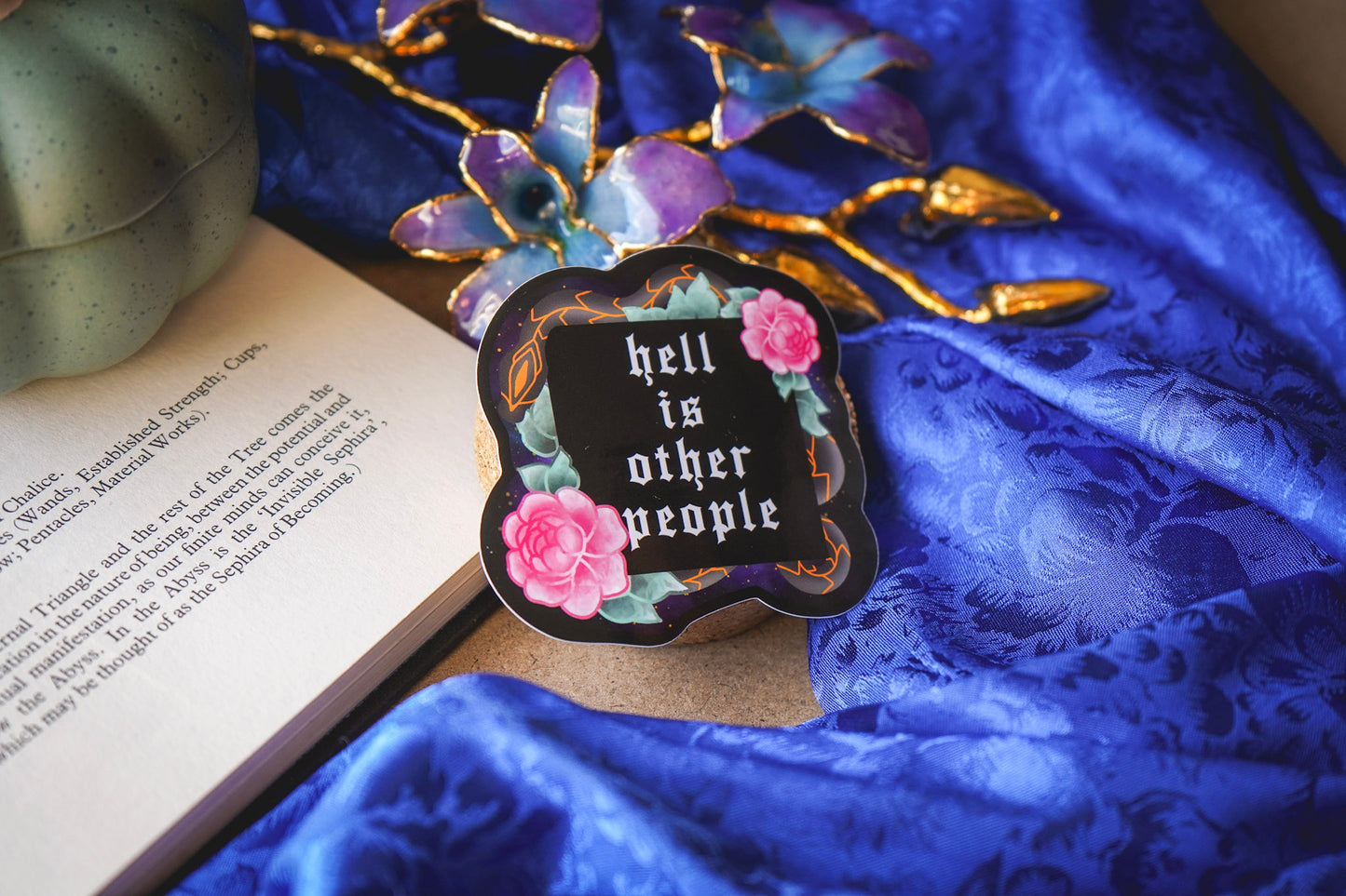 Hell is other People Sticker