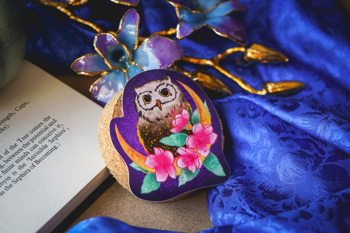Celestial Owl Sticker