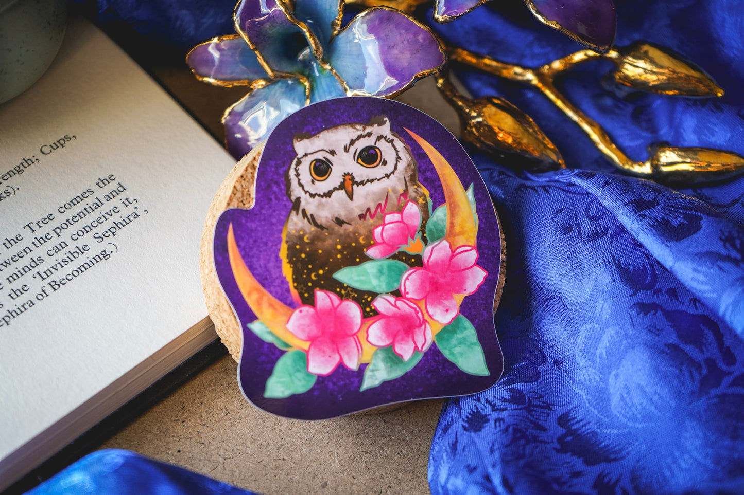 Celestial Owl Sticker