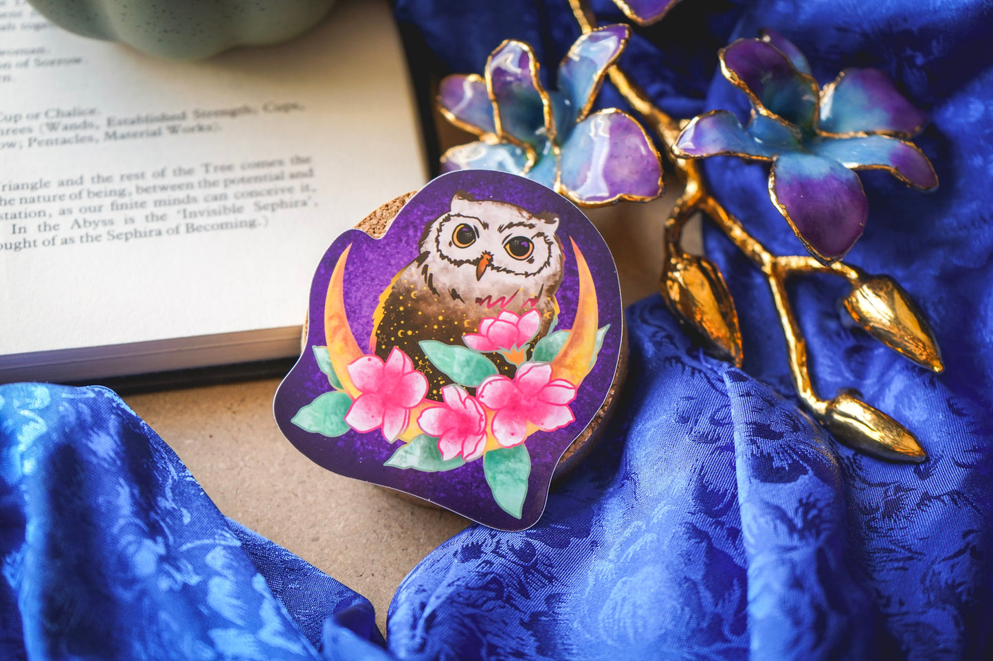 Celestial Owl Sticker