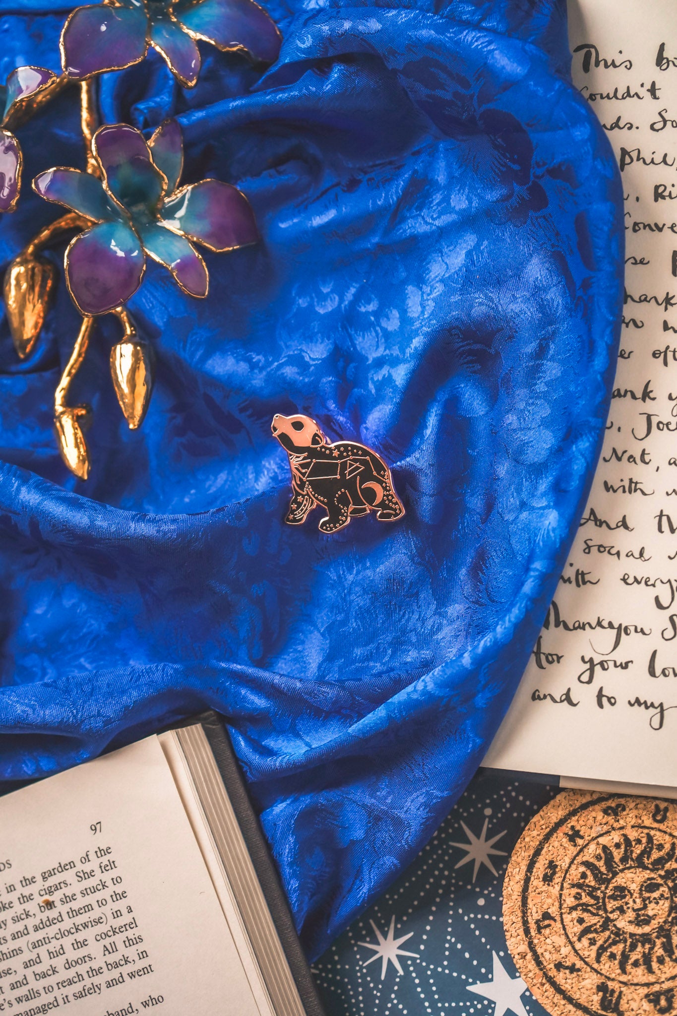 Celestial Bear Pin