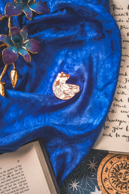 White Bear Enamel Pin