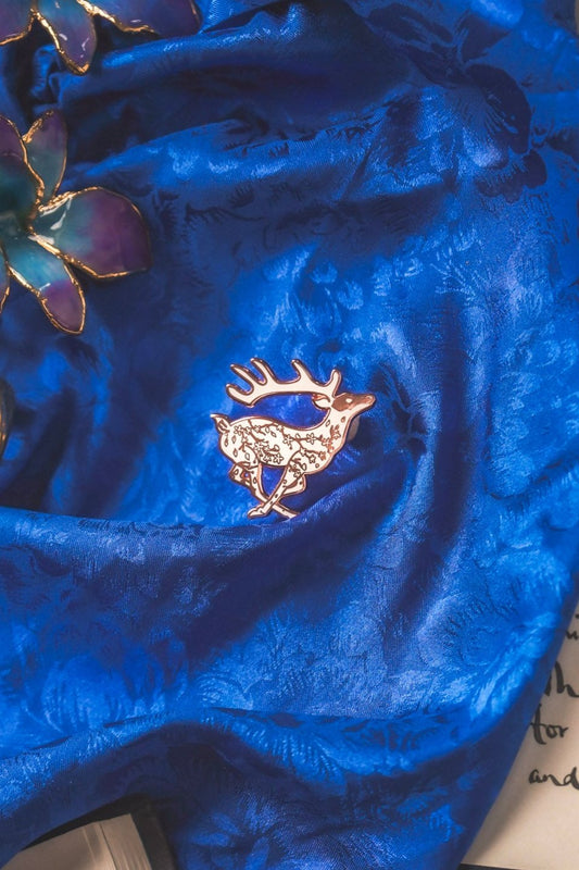 White Deer Pin