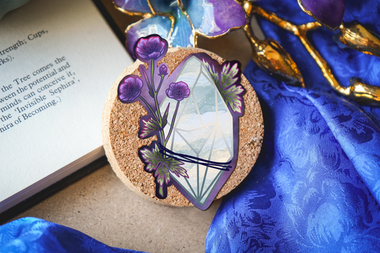Agate with Geranium Sticker 