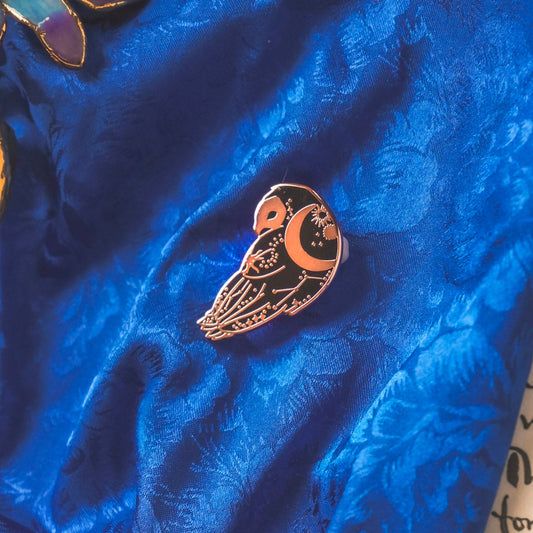 Celestial Owl Pin