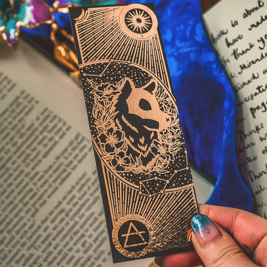 Celestial Wolf Bookmark.