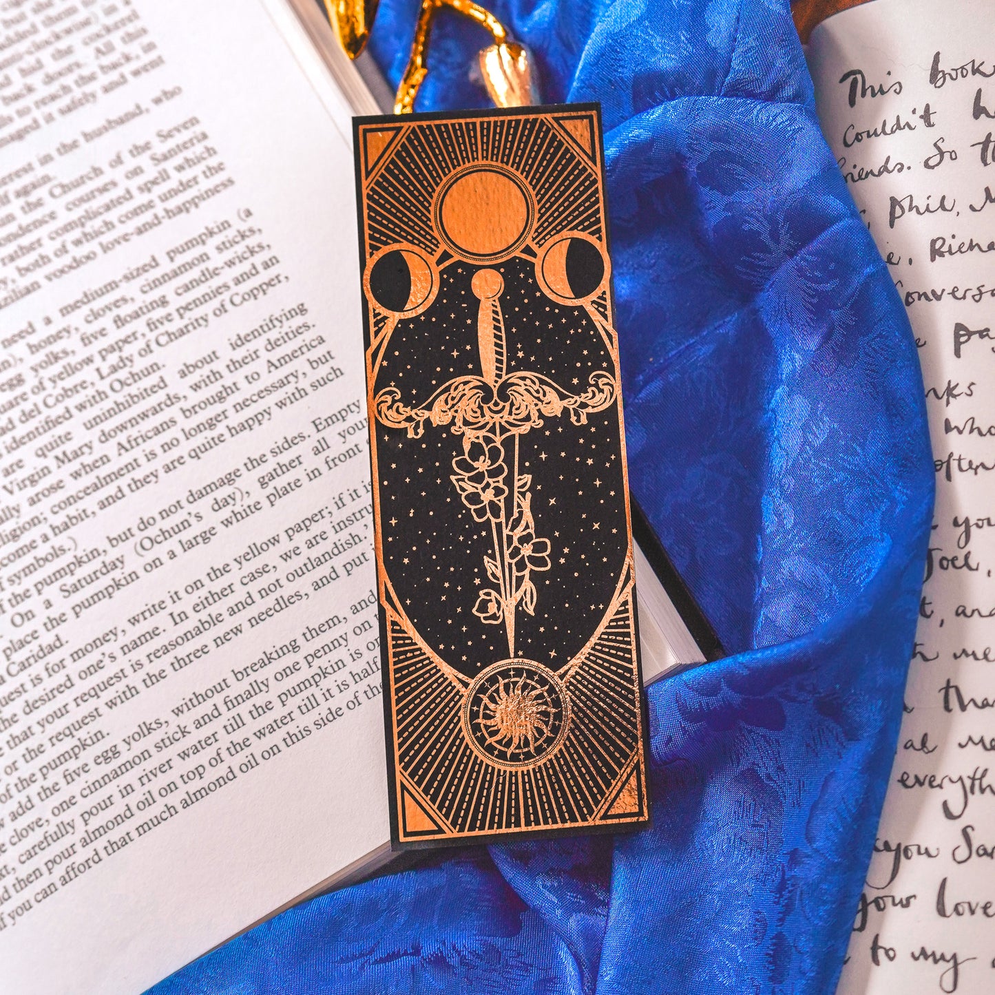 Celestial Dagger - Rose Gold Bookmark