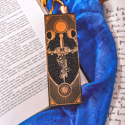 Celestial Dagger - Rose Gold Bookmark