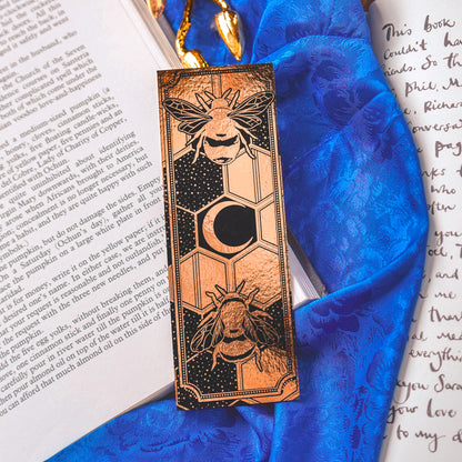 Celestial Bees Gold - Bookmark
